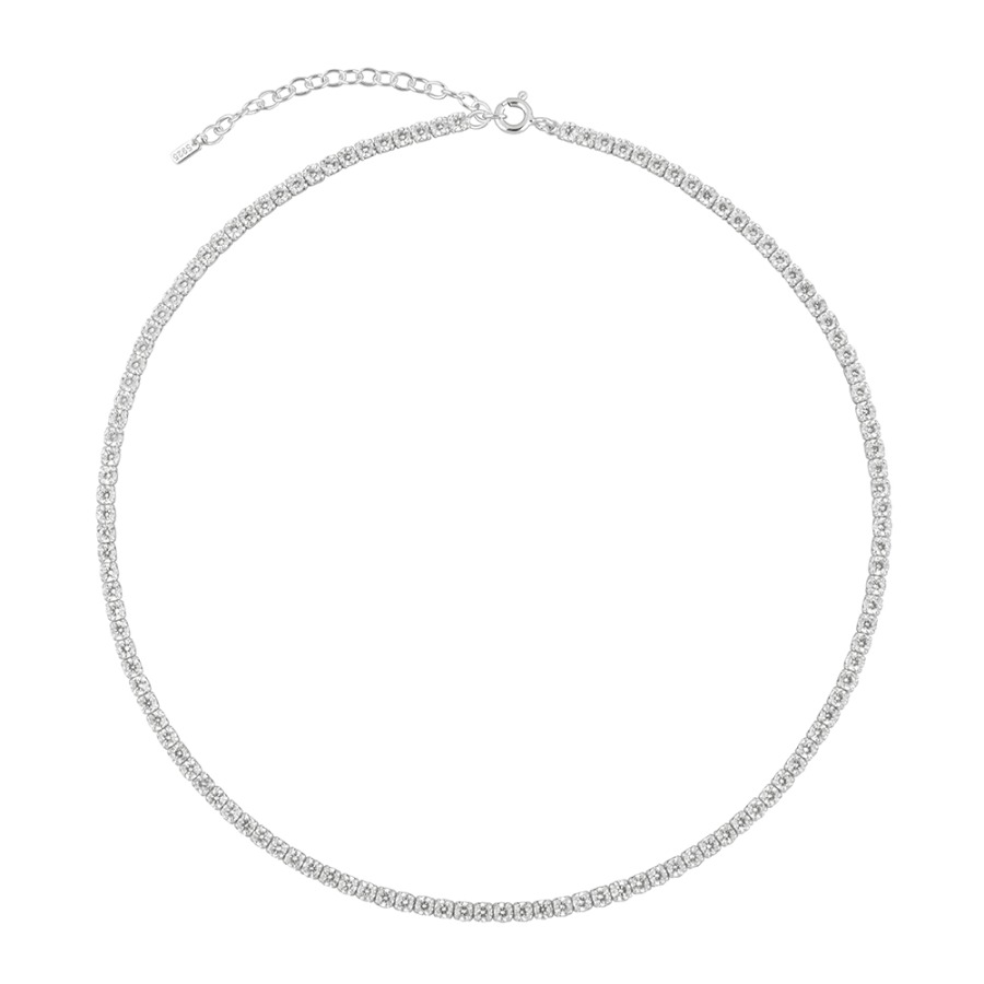 Shallow Tennis Necklace